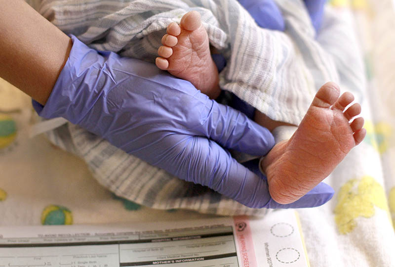 Newborn blood screening
