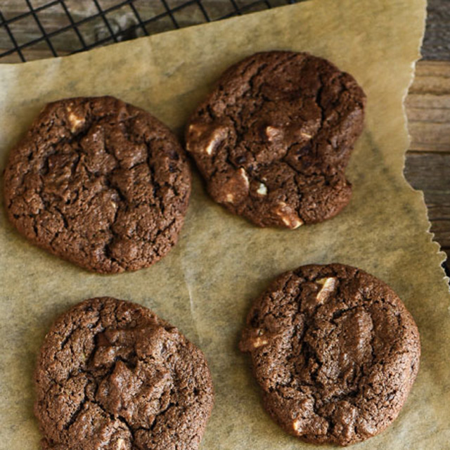 chewy triple chocolate cookie recipe
