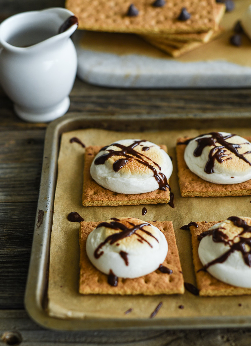 S'mores made in the oven