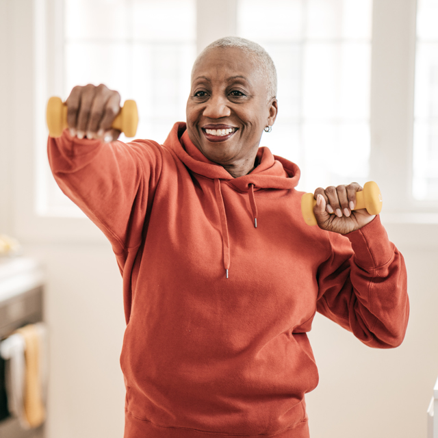 woman exercising to lower risk for pancreatic cancer